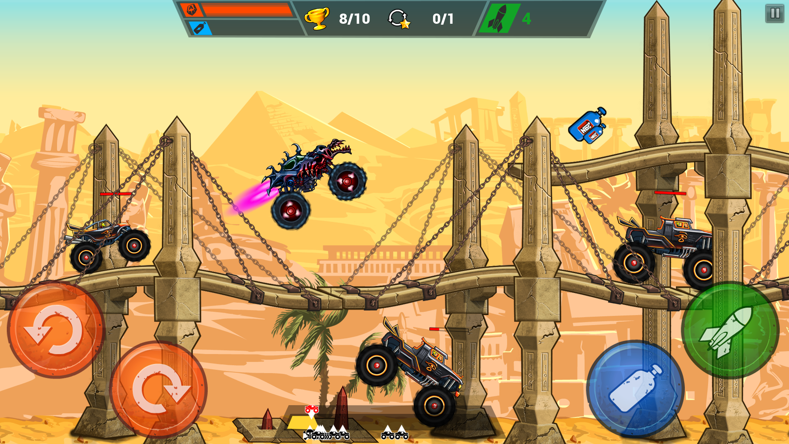 Скриншот игры Mad Truck Challenge 4x4 Racing