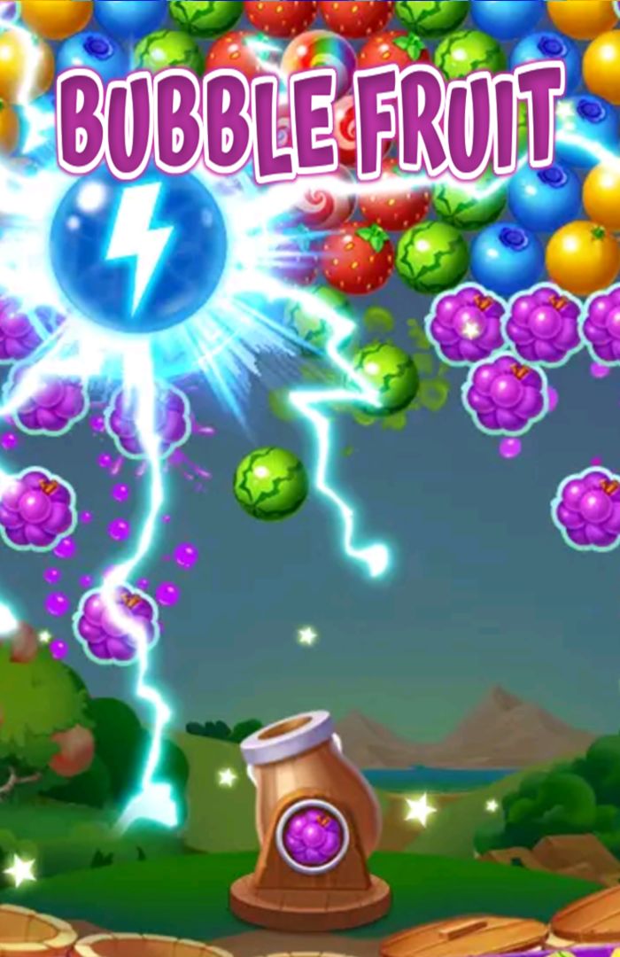 Bubble fruit screenshot game
