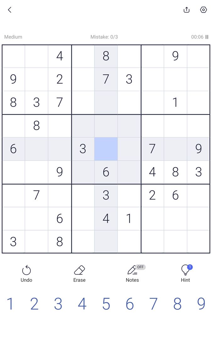 Sudoku - Sudoku puzzle, Brain game, Number game ภาพหน้าจอเกม