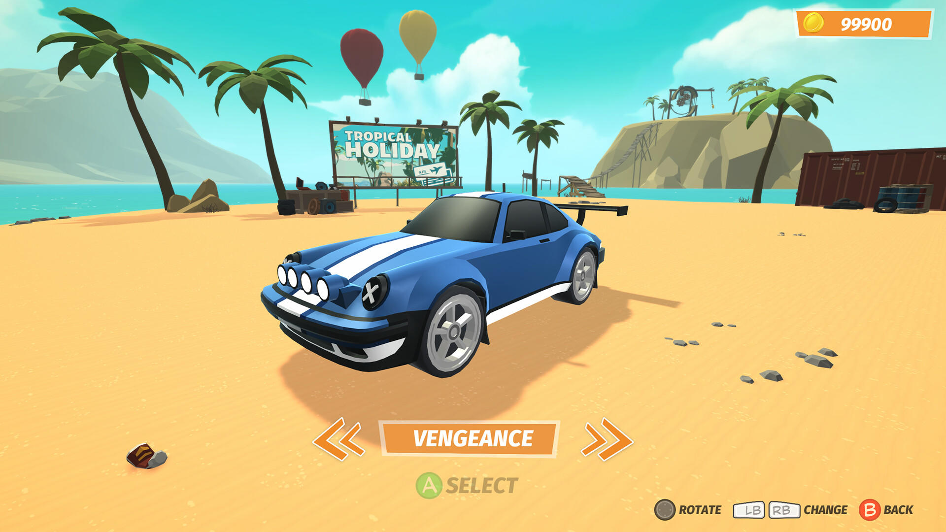 Stunt Paradise Game Screenshot