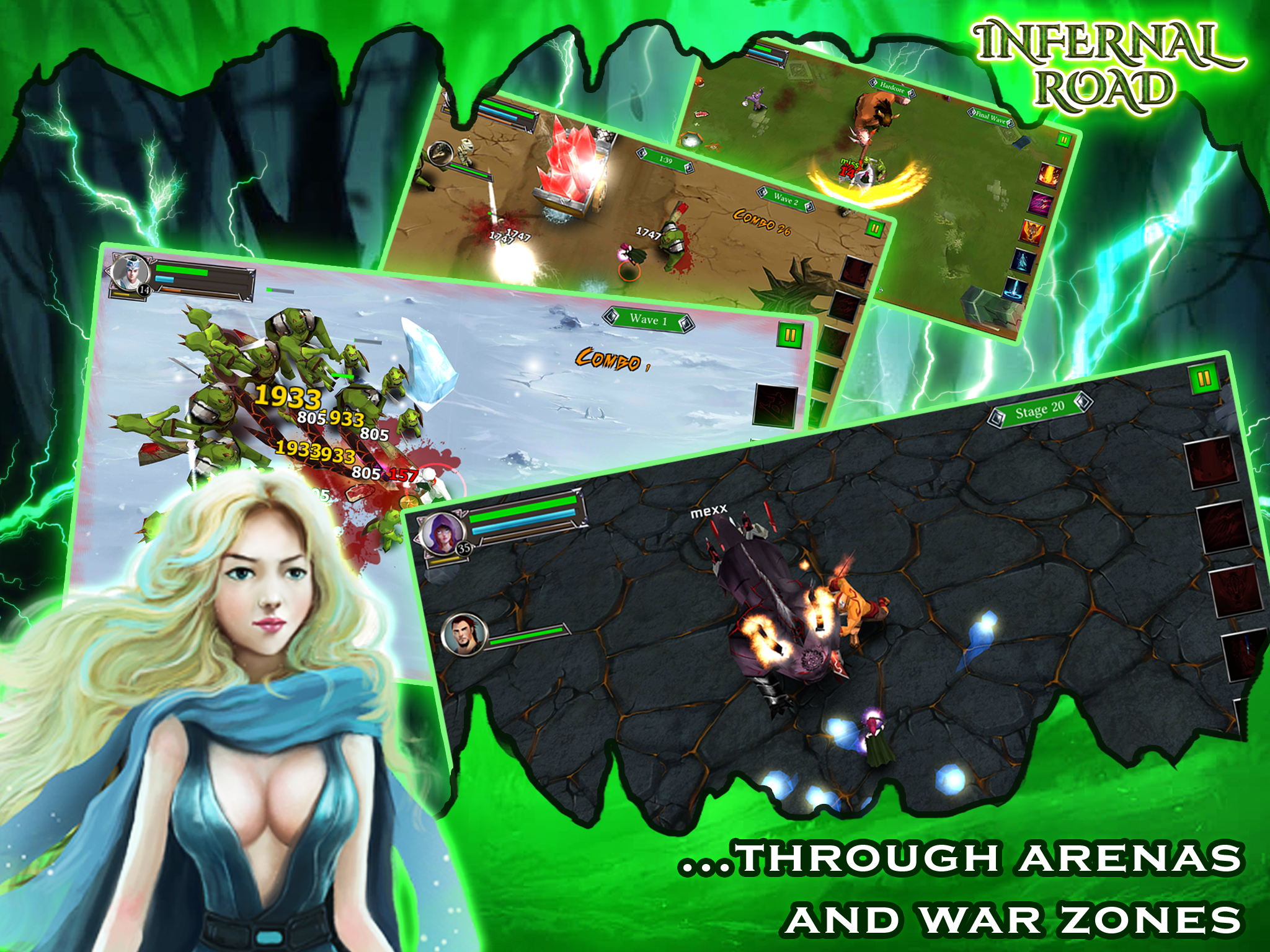 Cuplikan Layar Game Infernal Road