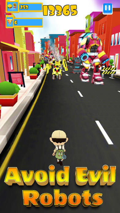 Screenshot 1 of Robot Clash Run - Permainan Arked Pelari Tanpa Kesudahan yang Seronok! 