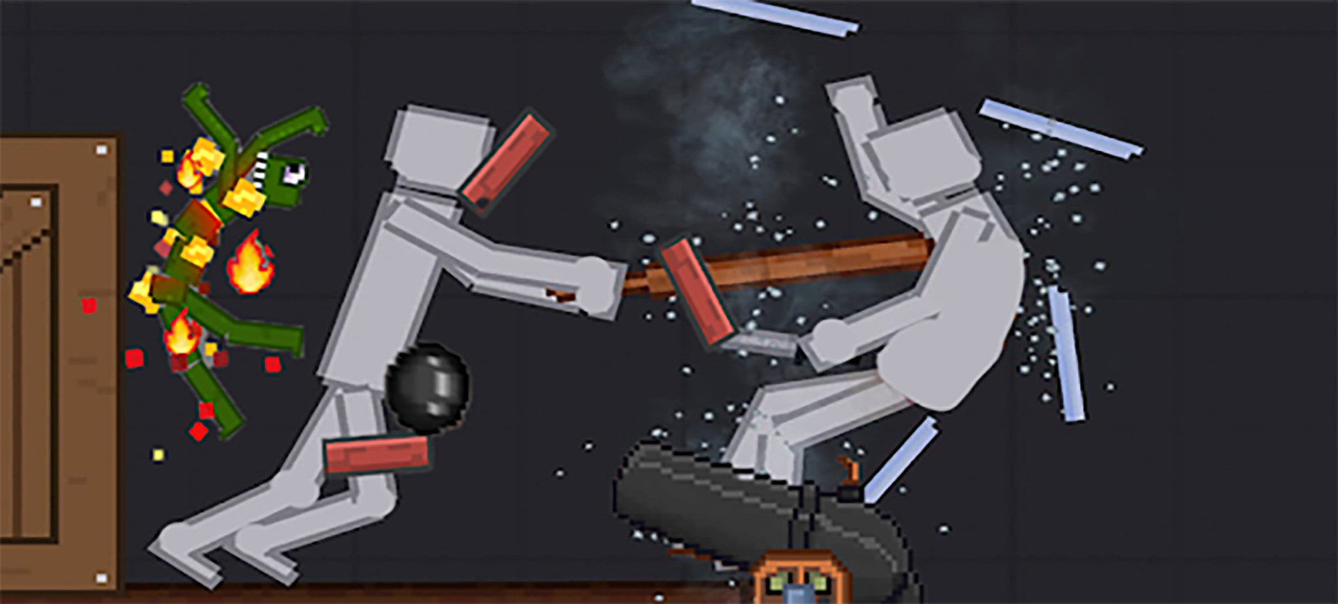 Cuplikan Layar Game Mutilate Ragdoll Playground