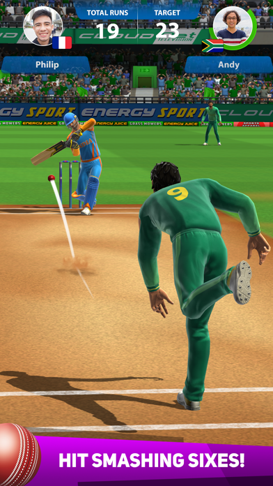 Cricket League ภาพหน้าจอเกม