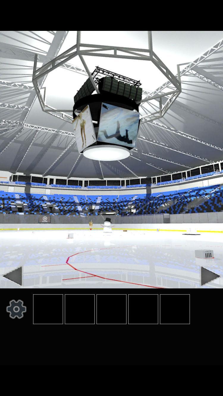 Escape from the skating hall. ภาพหน้าจอเกม