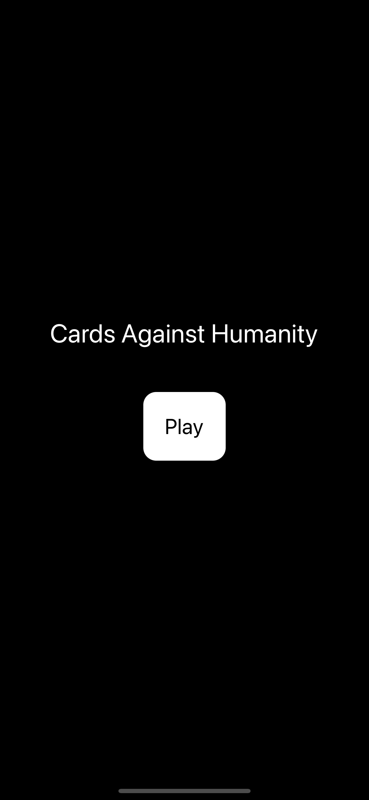 Cards Versus Humanity Game Screenshot