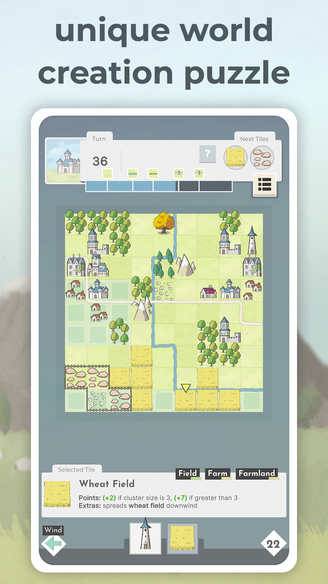 Square Valley ภาพหน้าจอเกม