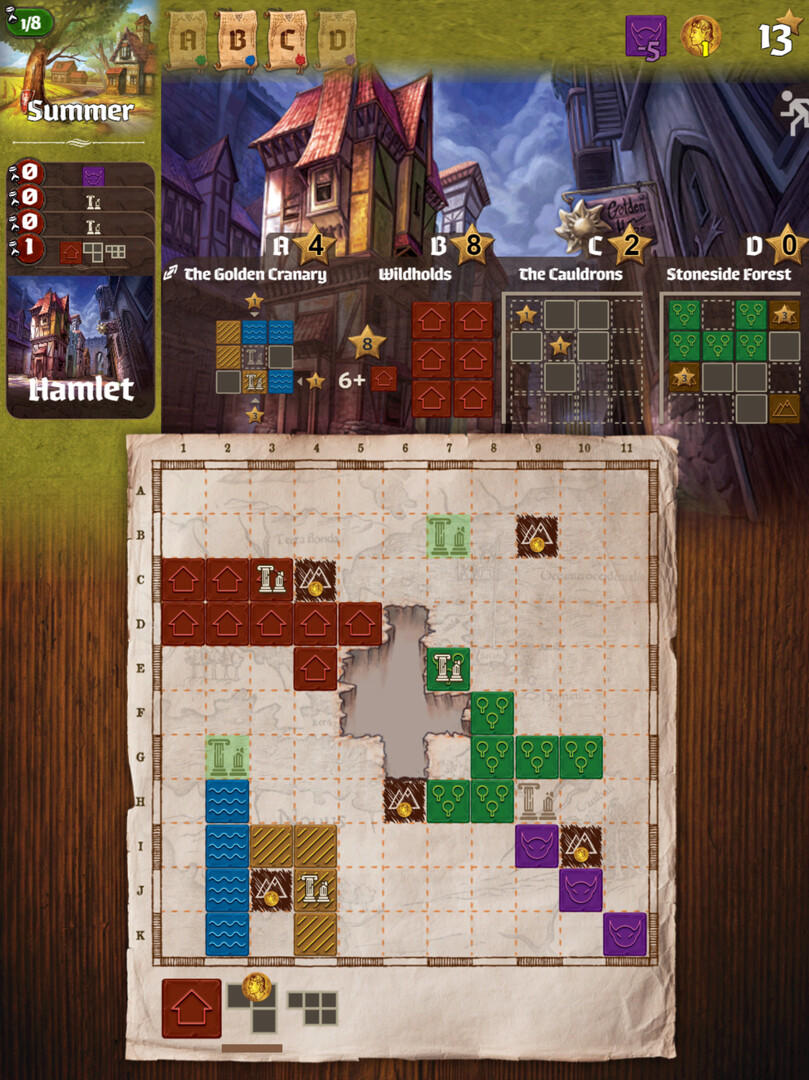 Cartographers Game Screenshot