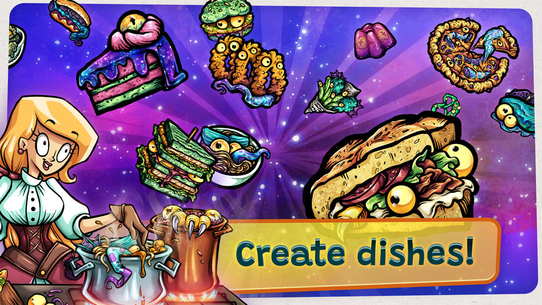 Alien Food Invasion ภาพหน้าจอเกม