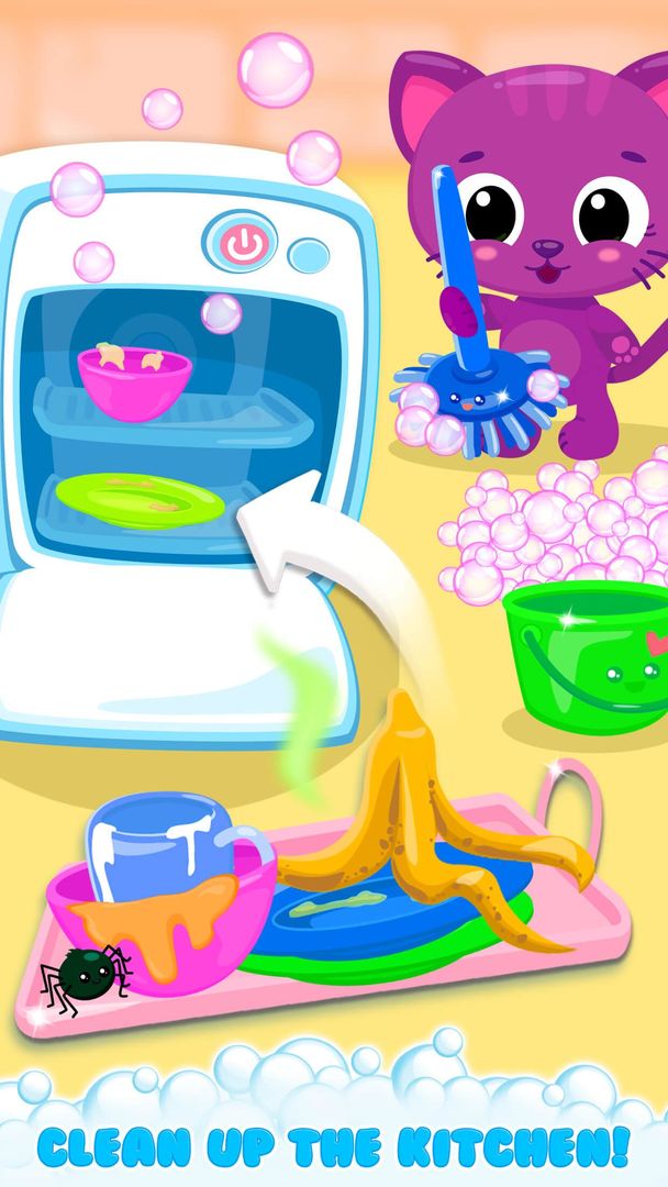 Cute & Tiny House Cleanup - Learn Daily Chores遊戲截圖