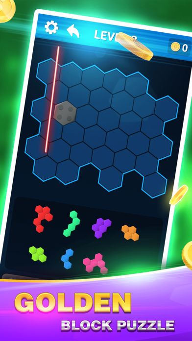 Screenshot of Golden Block Puzzle