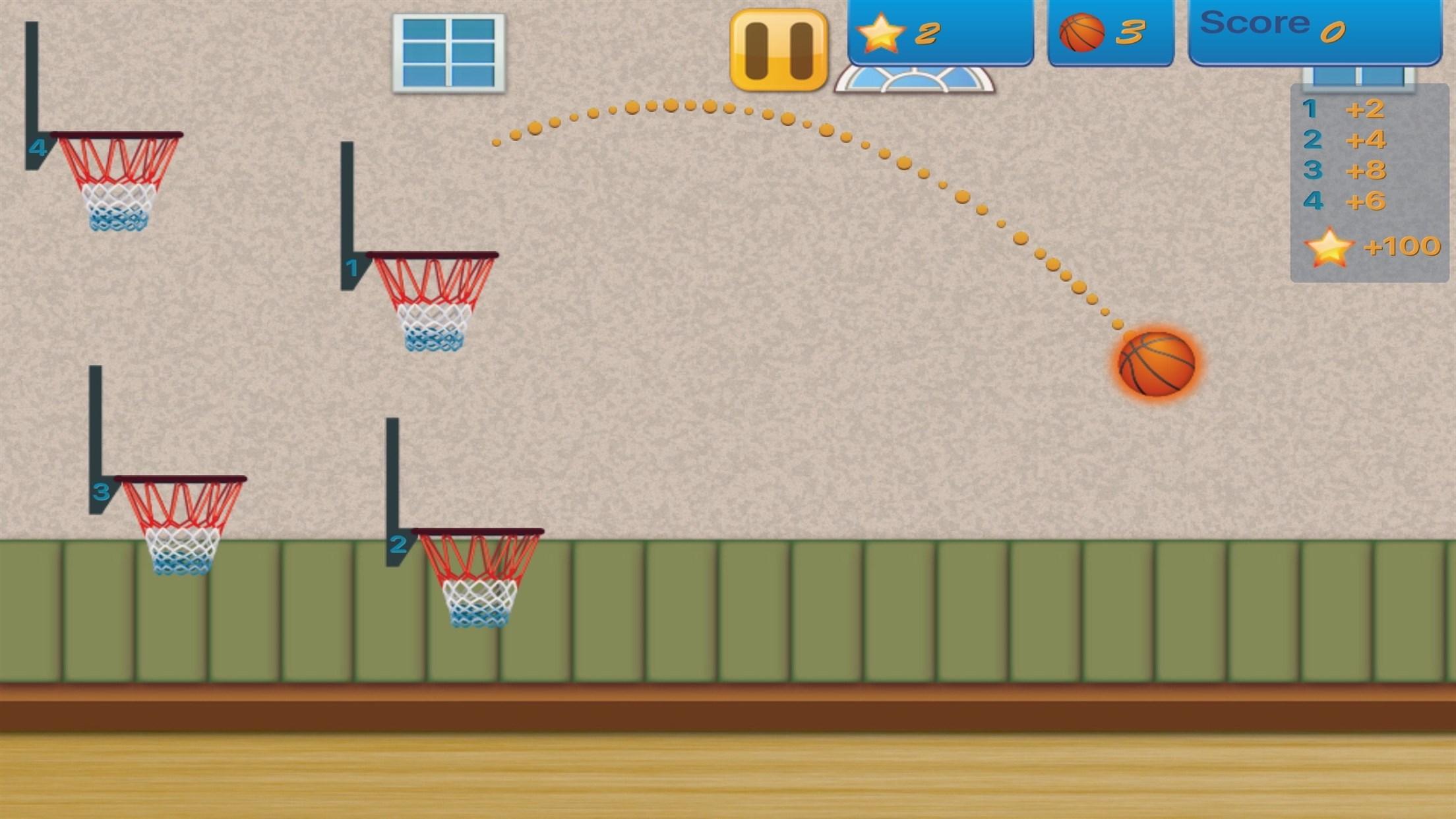 Basketball Shooter King 2 Game Screenshot