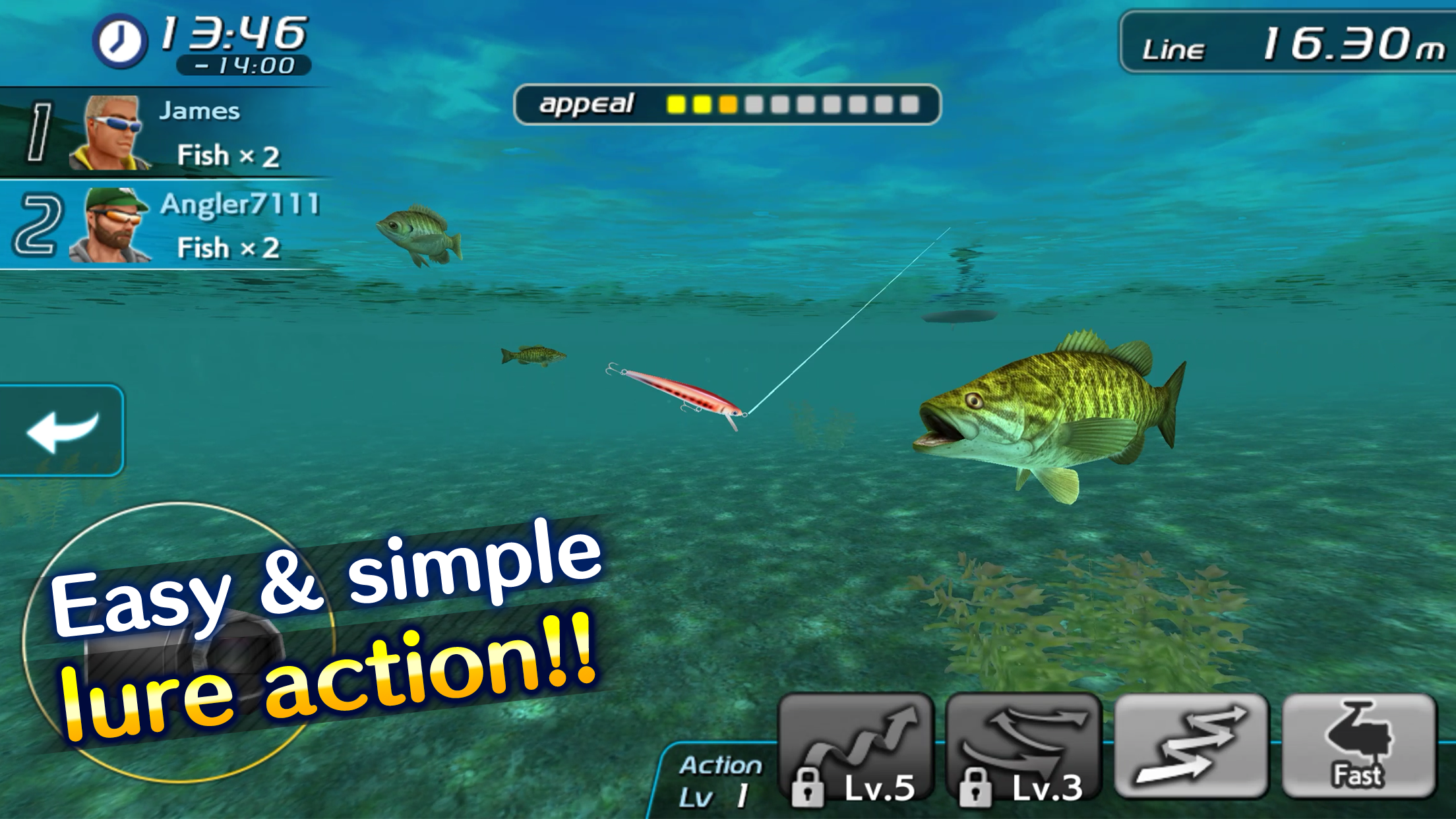 Bass Fishing 3D II Game Screenshot