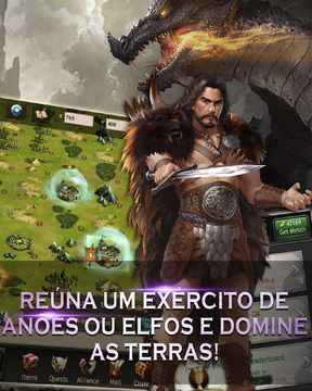 Captura de Tela do Jogo Elfos vs anões