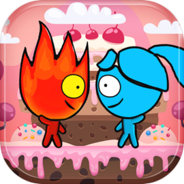 Red boy and Blue girl - Candy World Adventure