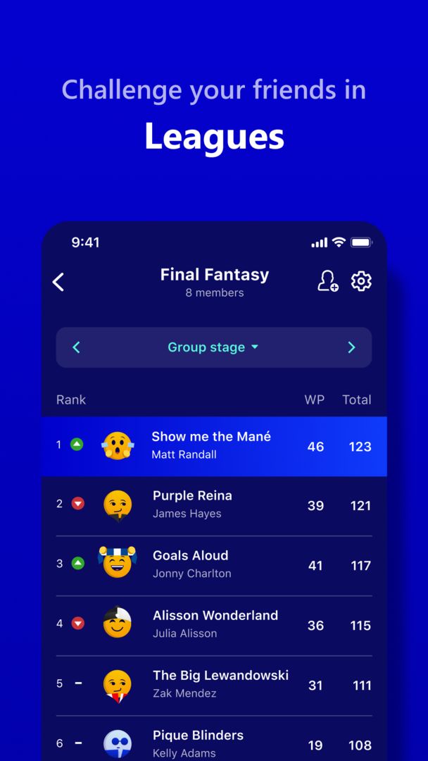 UEFA Gaming: Fantasy Football screenshot game