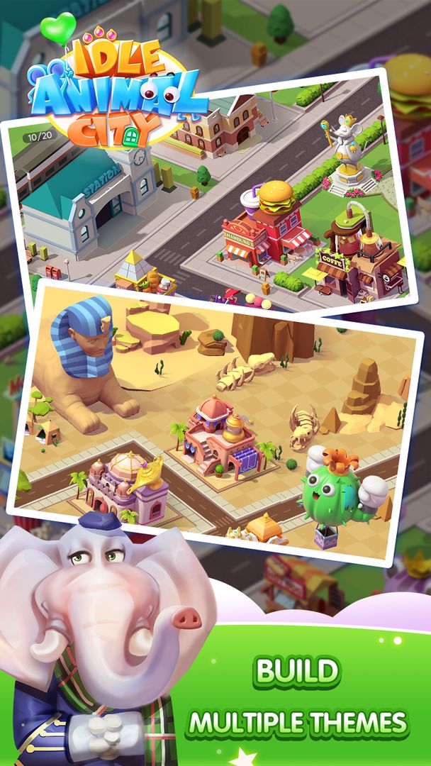 Screenshot of Idle Animal City