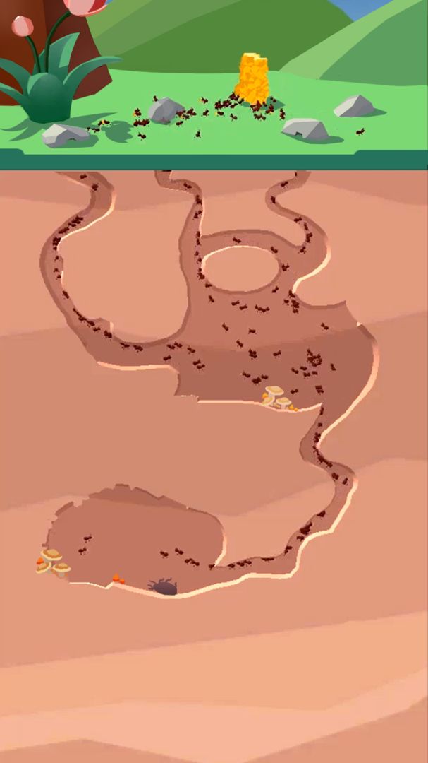 Sand Ant Farm 게임 스크린 샷