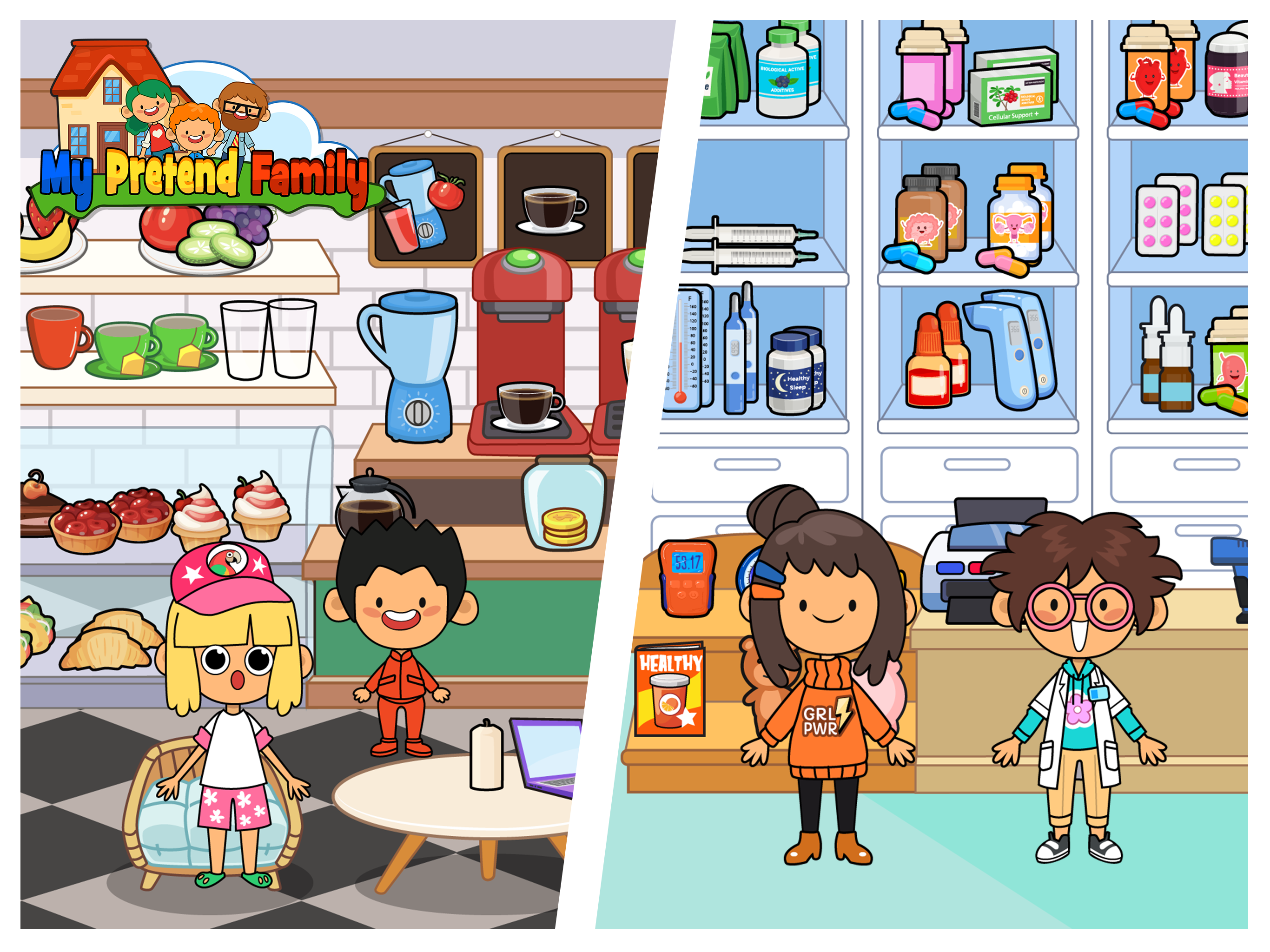 My Pretend Home & Family Town ภาพหน้าจอเกม