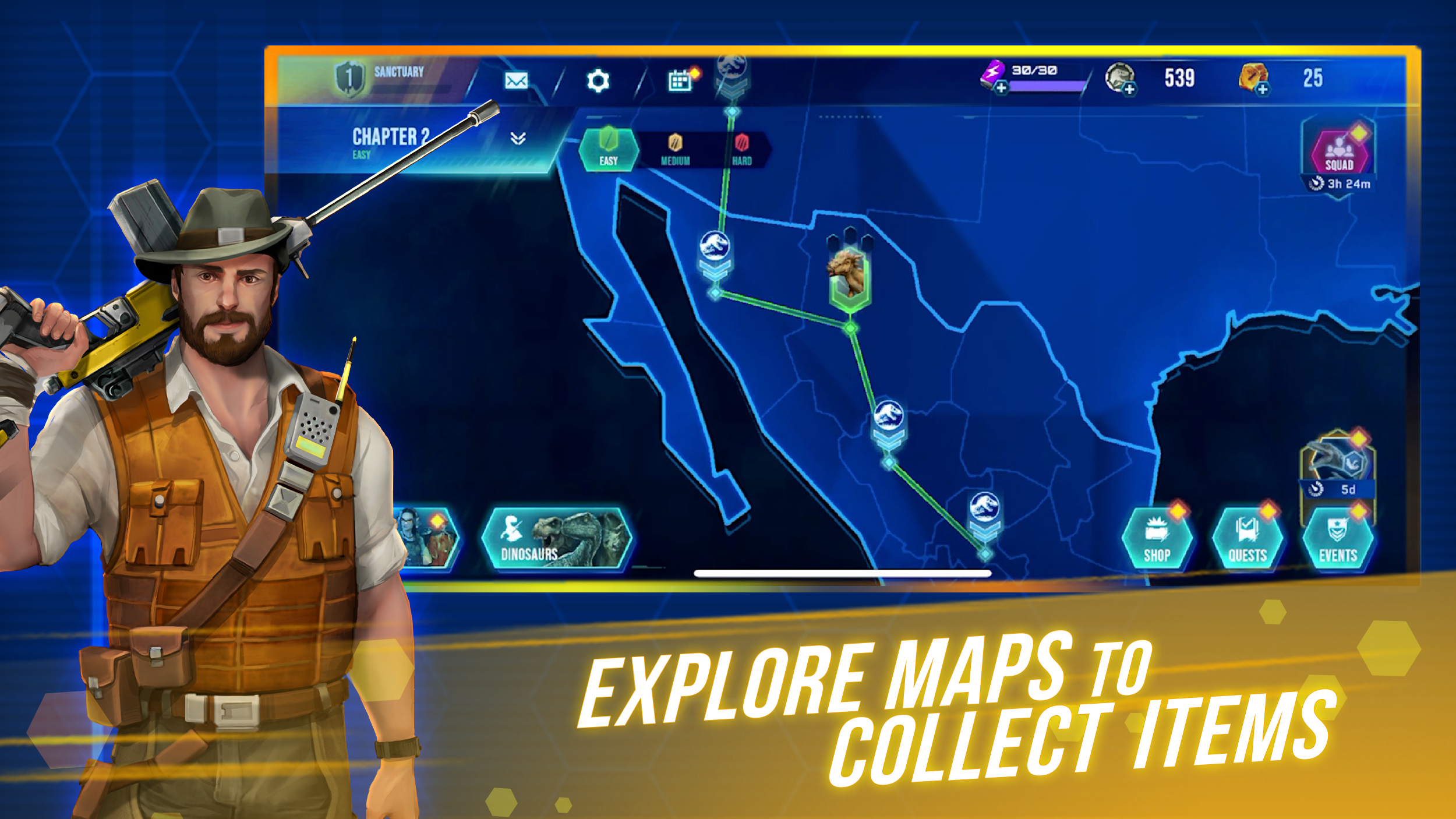 Jurassic World Primal Ops Game Screenshot