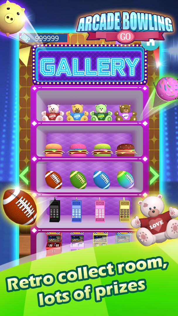 Screenshot of Arcade Bowling Go