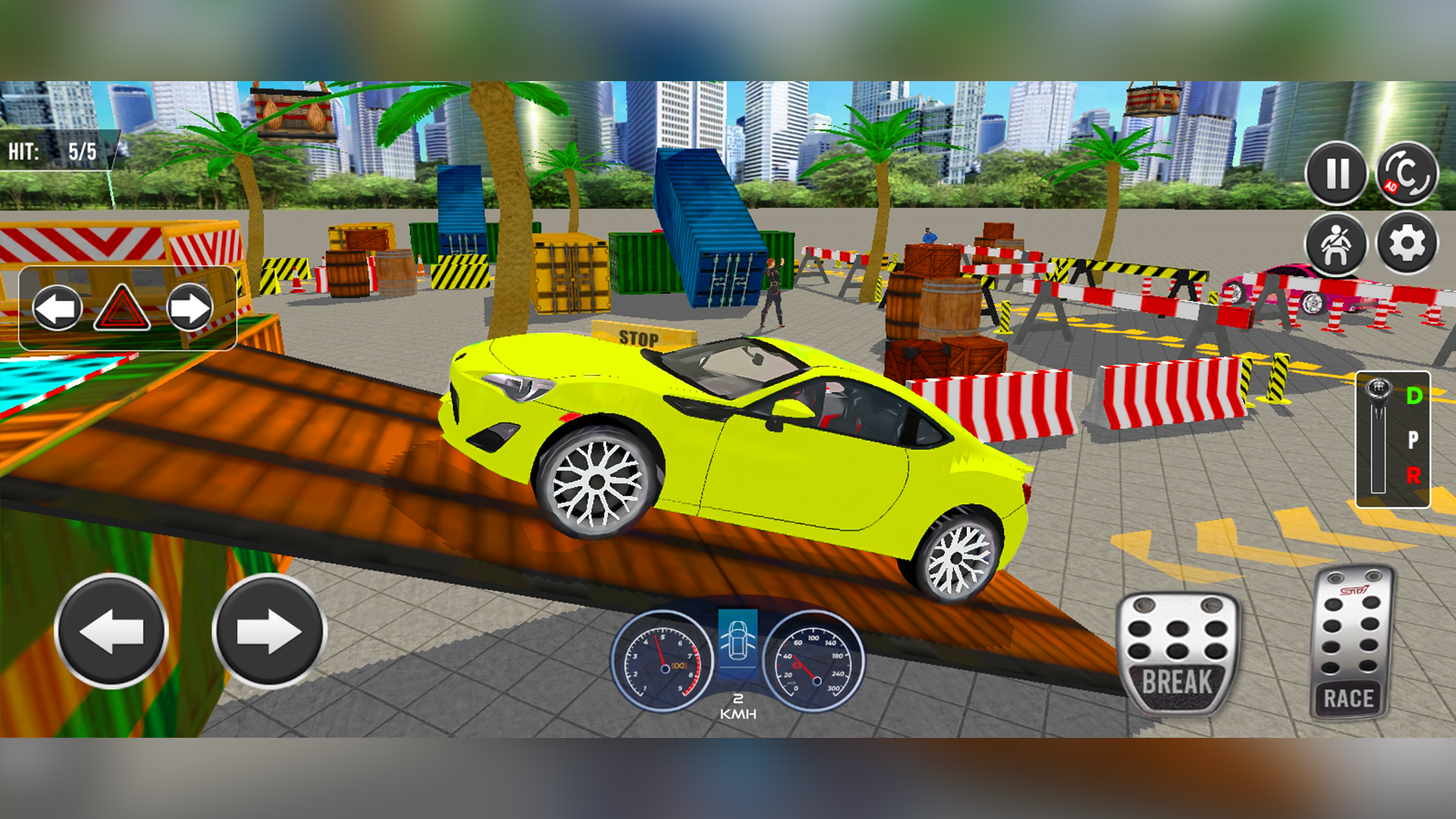 Скриншот игры City Car Driving Games Sim 3d