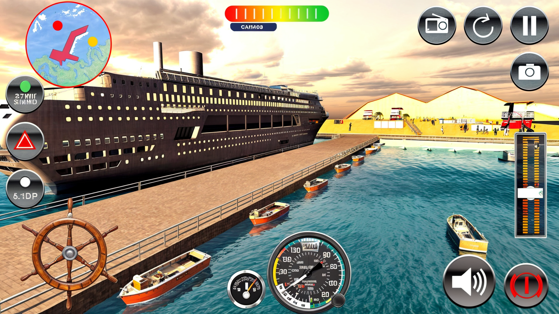 Transport Cruise Ship Games Game Screenshot