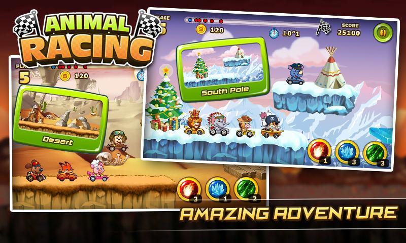 Screenshot of Animal Racing Return