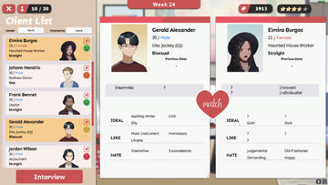 Matchmaker Agency Game Screenshot
