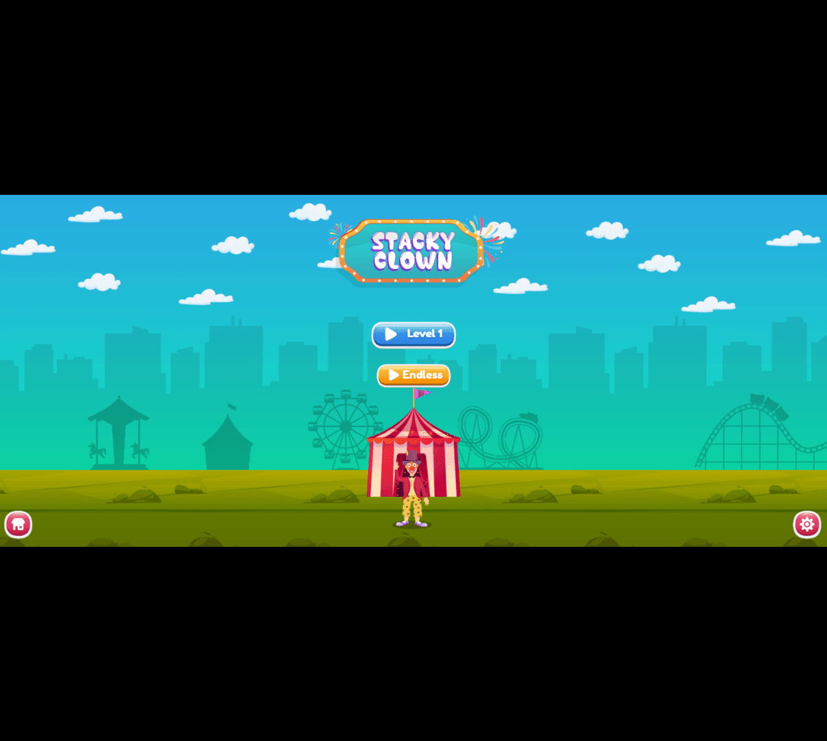 Скриншот игры Stacky Clown