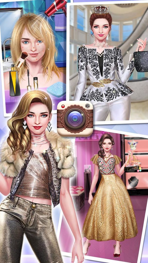 Screenshot of Makeup Cover Star: fashion diy