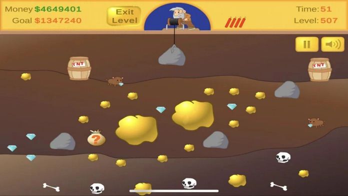 黃金礦工 - 淘金者遊戲截圖