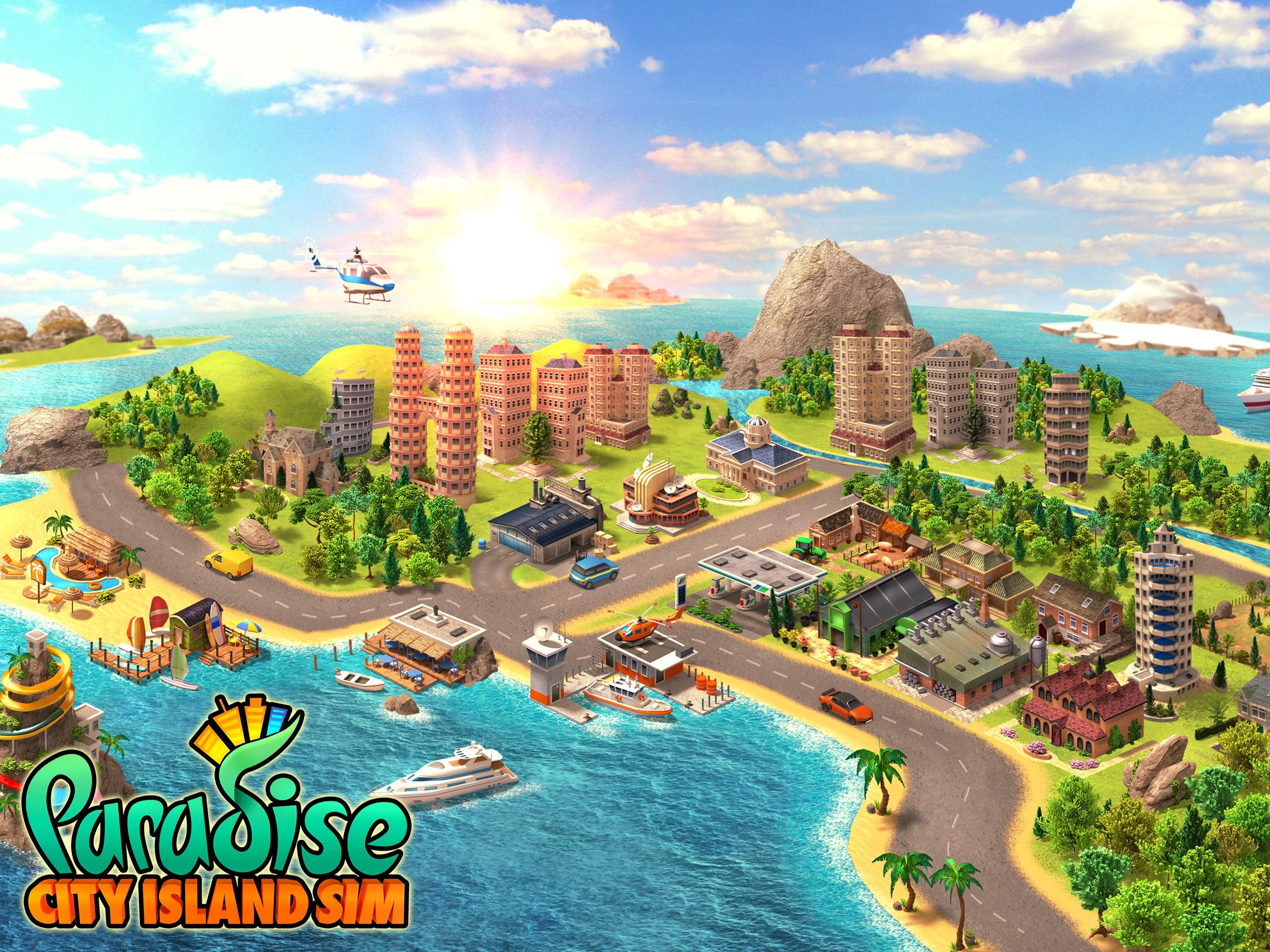 Paradise City: Building Sim Game Screenshot