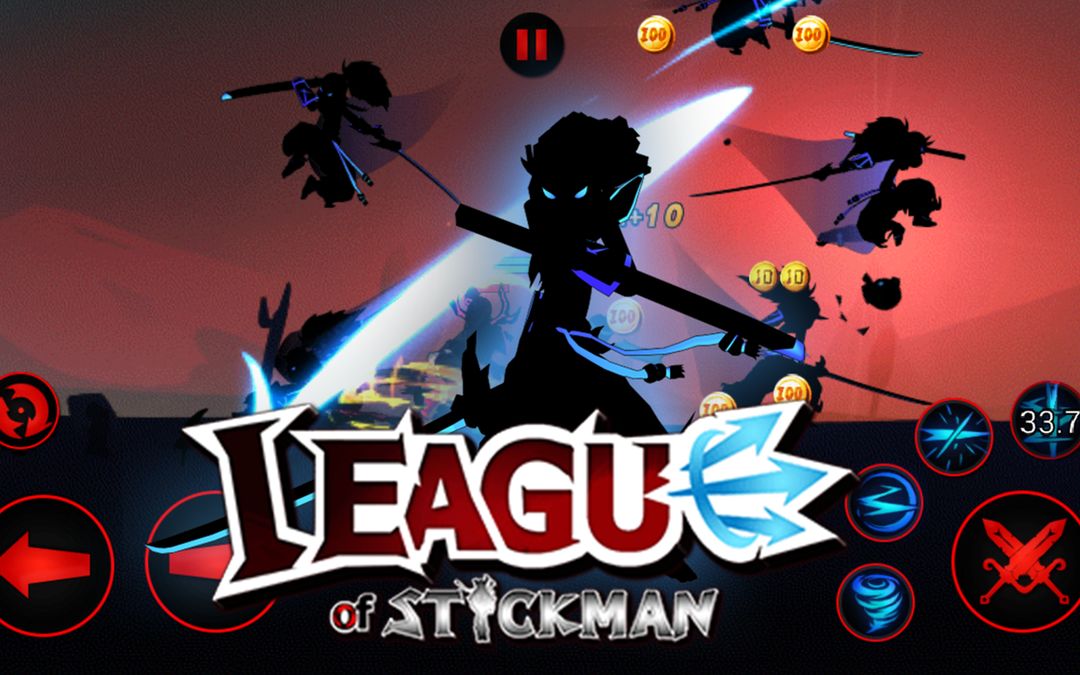 League of Stickman Free- Shado 게임 스크린 샷