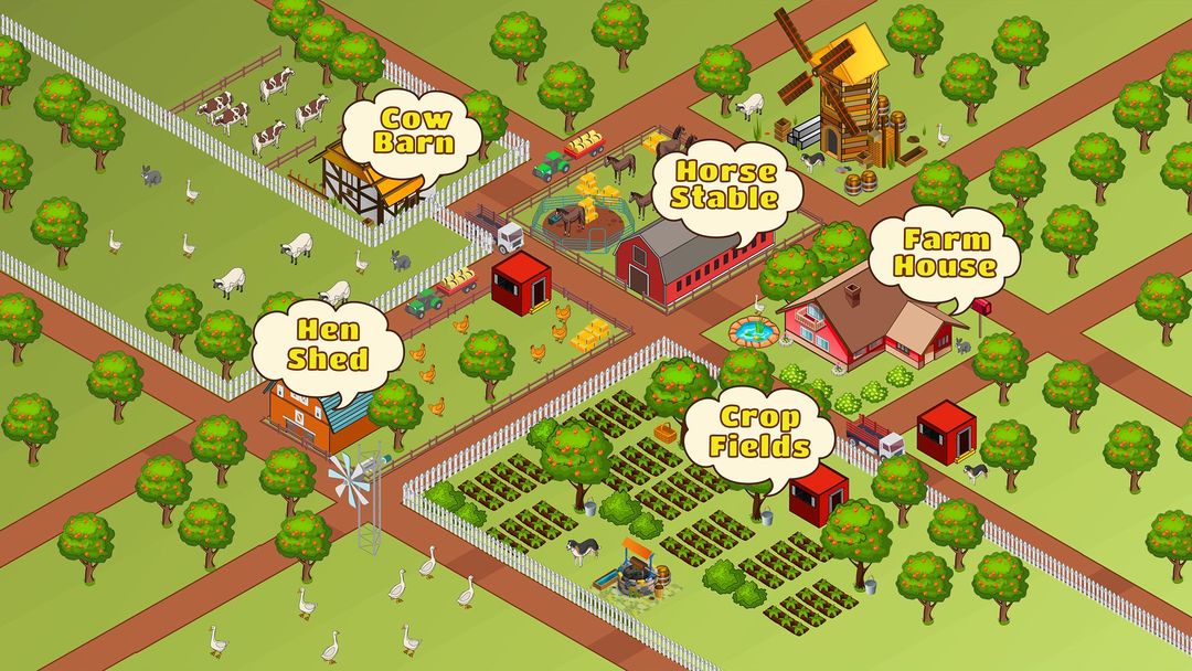 Screenshot of Pretend Play Farm Village Life