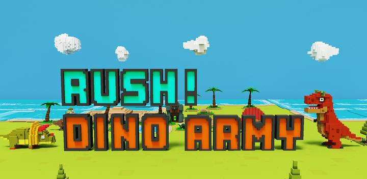 Banner of Rush! Dino Army : Merge Master 3D 