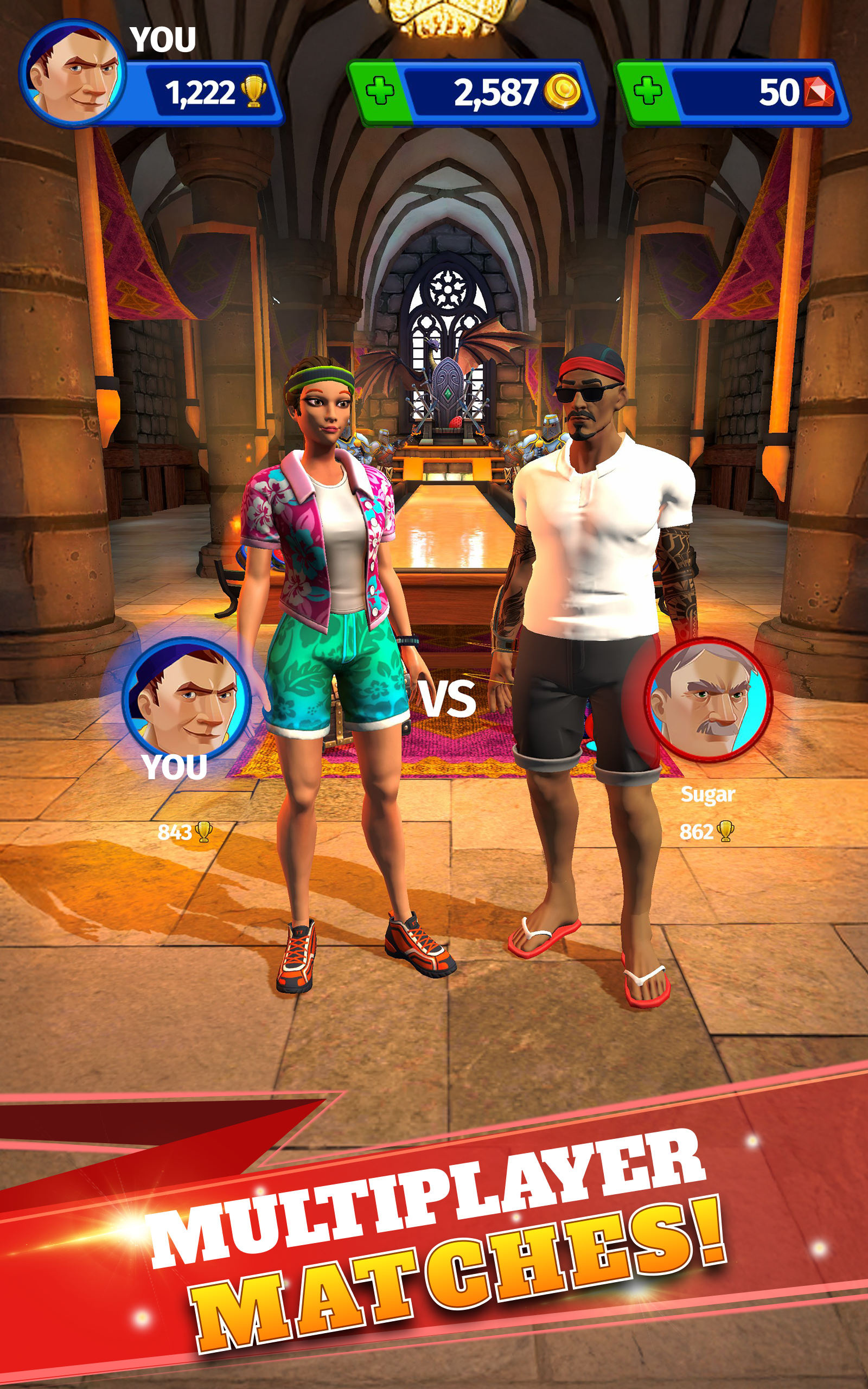 Shuffleboard Club: PvP Arena ภาพหน้าจอเกม