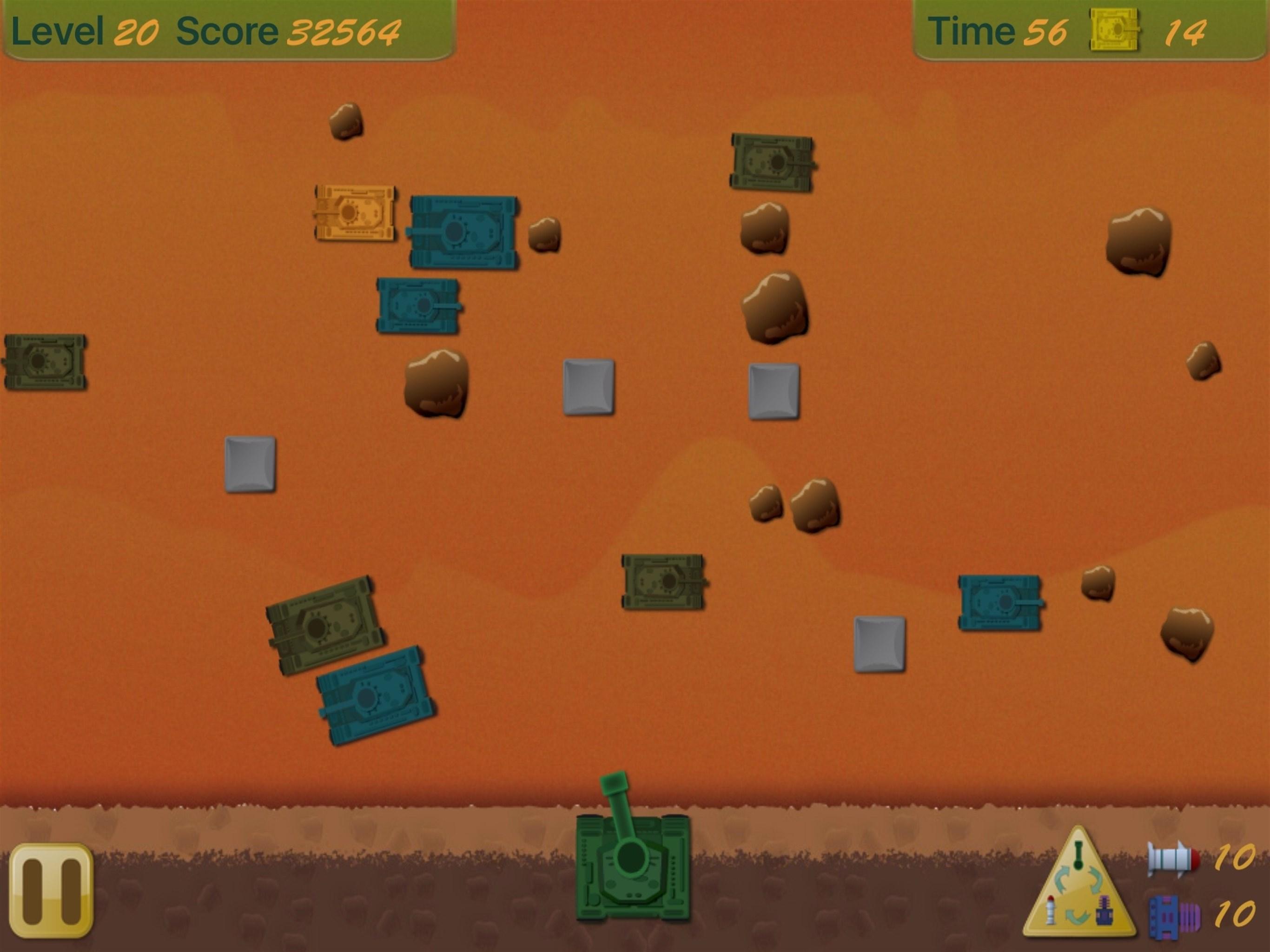 Shooting Tanks Game Screenshot