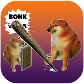 Hit Cheems, Bonk Dog Funny Dog