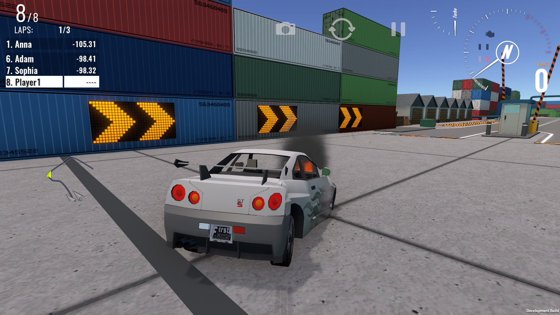 First Racer Game Screenshot