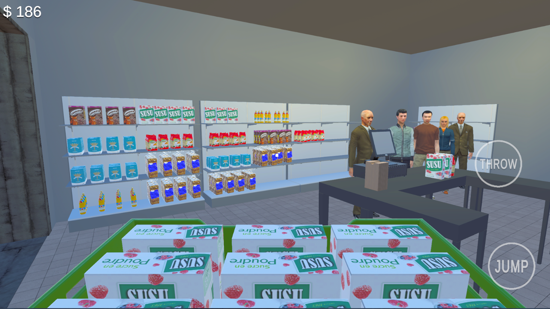 Supermarket Simulator Store 3D 게임 스크린 샷