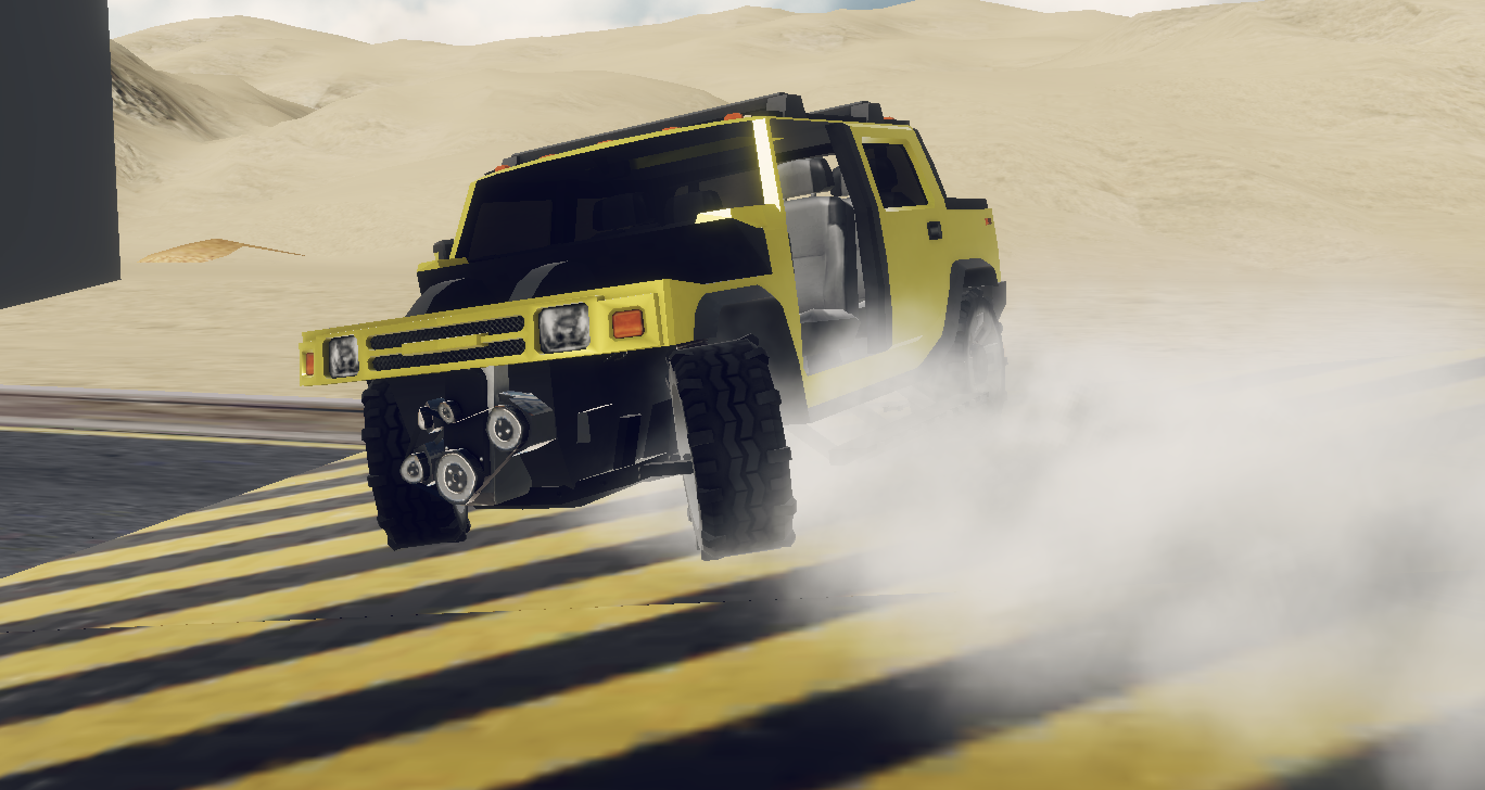 Car Crash Simulator : Desert Game Screenshot