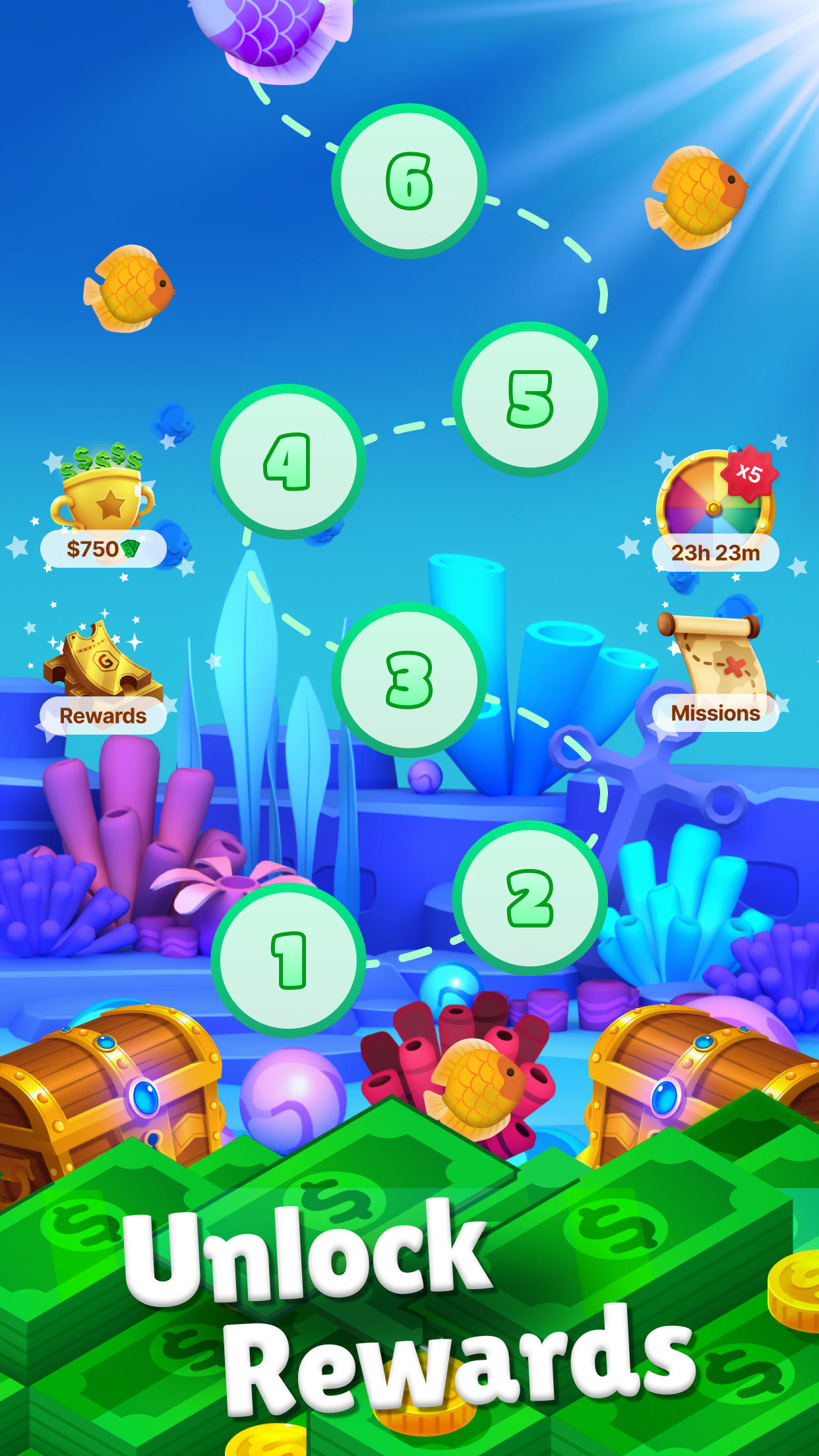 Bubble Bling: Win Real Money Game Screenshot