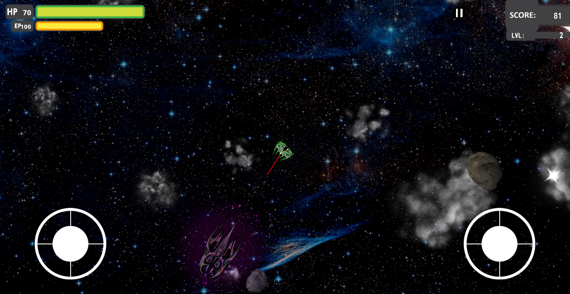 Cuplikan Layar Game SpaceShip RogueLike