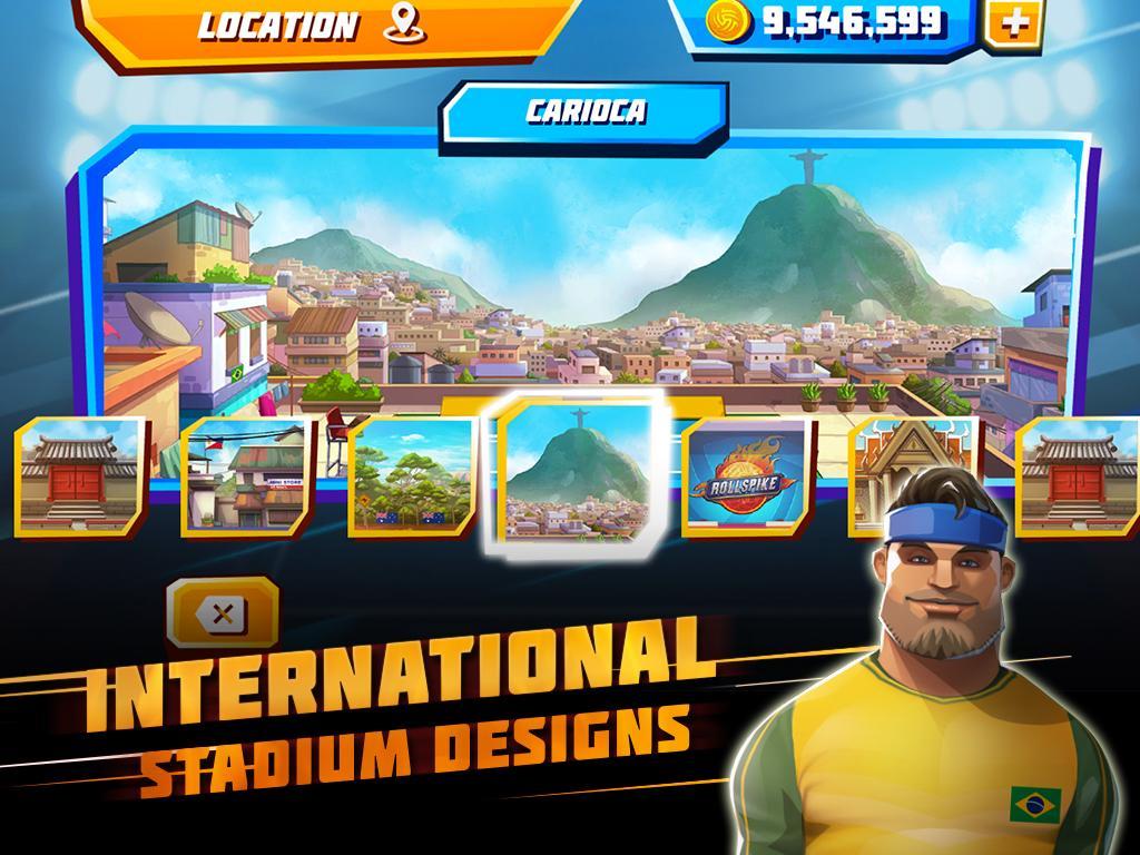 Roll Spike Sepak Takraw ภาพหน้าจอเกม