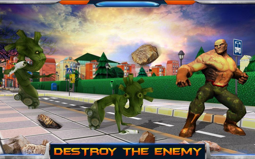 City Heroes 3D: Aliens War screenshot game