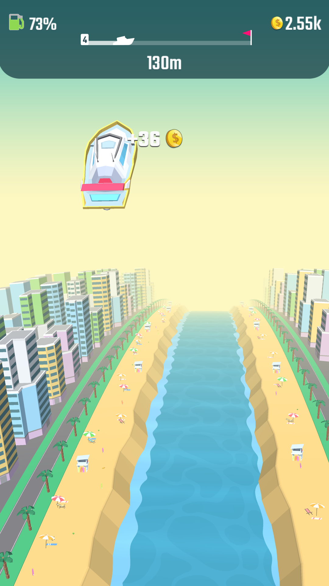 Скриншот игры Flippy Boat