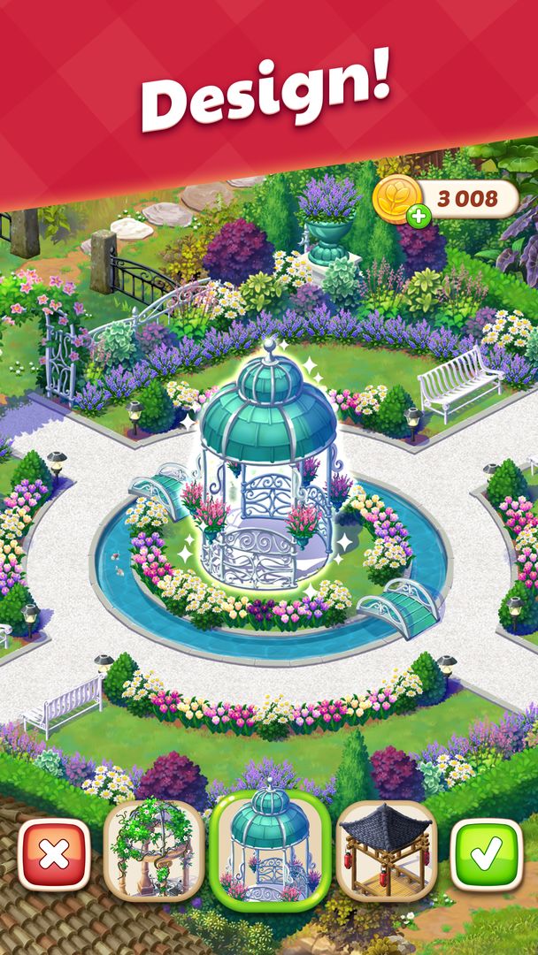 Screenshot of Lily’s Garden - Design & Relax
