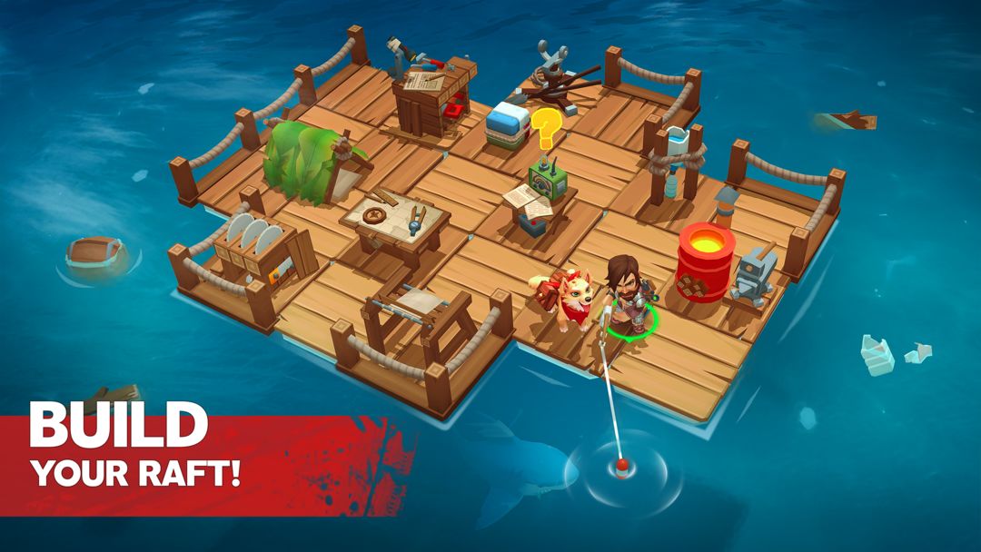 Grand Survival - Zombie Raft Survival Games ภาพหน้าจอเกม