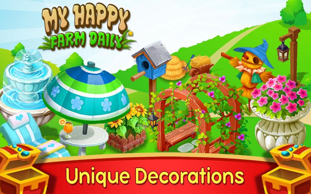 My Happy Farm Daily 게임 스크린 샷